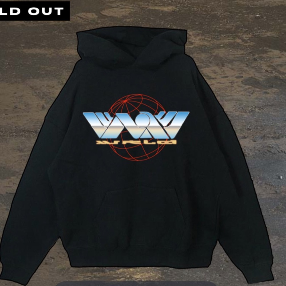 FRONT OF VLONE X JUICE WRLD SWEATSHIRT